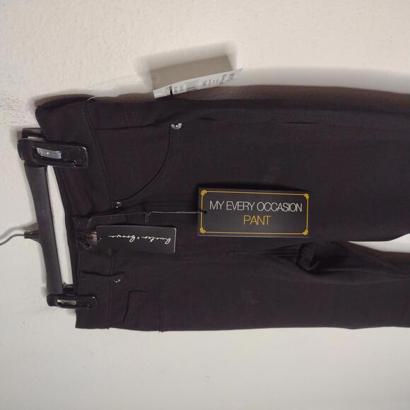NWT Hunter & Brown Women's Black/My Every Occasion Pants Size Large - Picture 2 of 10